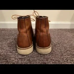 Red Wing Heritage 3375 Classic Moc Oro Legacy Leather Boots - Size 9B (Mismatch) The Classic Moc 3375 in iconic Oro Legacy leather carries  main image 3